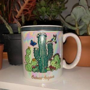 Vintage Iridescent Arizona Mug